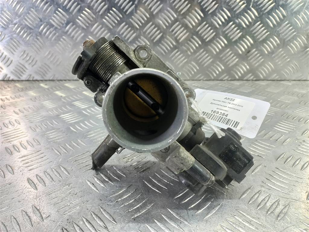 дроссельная заслонка Hyundai GETZ 1.1 MT (66 л.с.)Getz  I рестайлинг (2005—2011) Хетчбэк 3510002901, 980 рублей, Москва