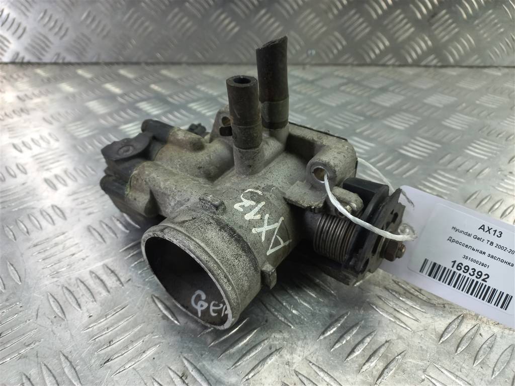 дроссельная заслонка Hyundai GETZ 1.1 MT (66 л.с.)Getz  I рестайлинг (2005—2011) Хетчбэк 3510002901, 980 рублей, Москва