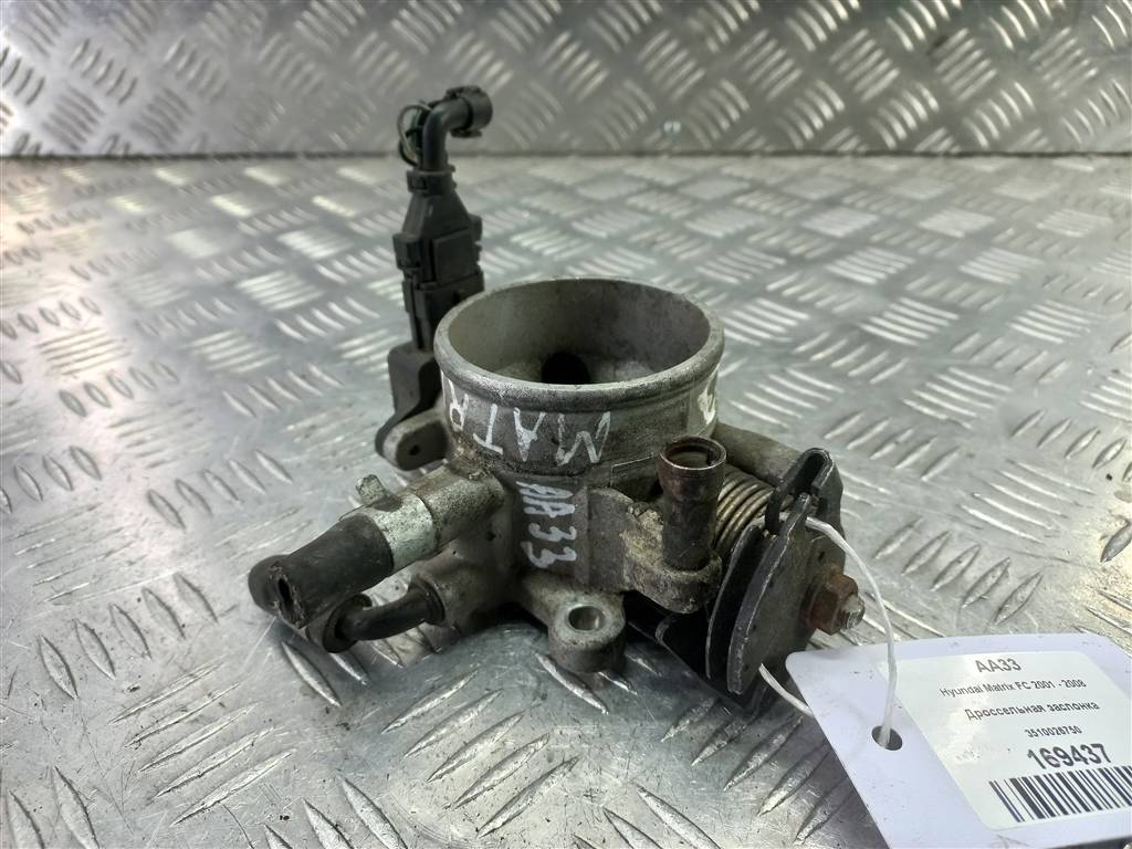 дроссельная заслонка Hyundai MATRIX 1.6 MT (103 л.с.)Matrix  I рестайлинг (2005—2008) Минивэн 3510026750, 980 рублей, Москва