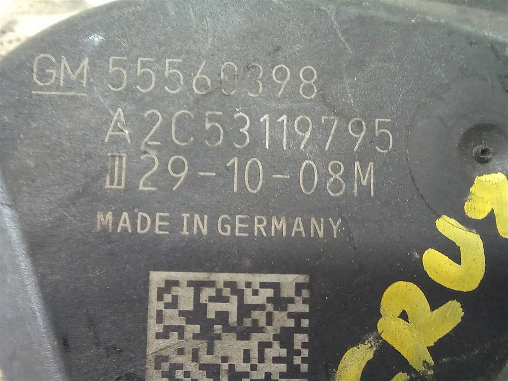 дроссельная заслонка CHEVROLET  Cruze 1.6 MT (109 л.с.)Cruze  I (2009—2012) Седан 5825259, 4430 рублей, Москва