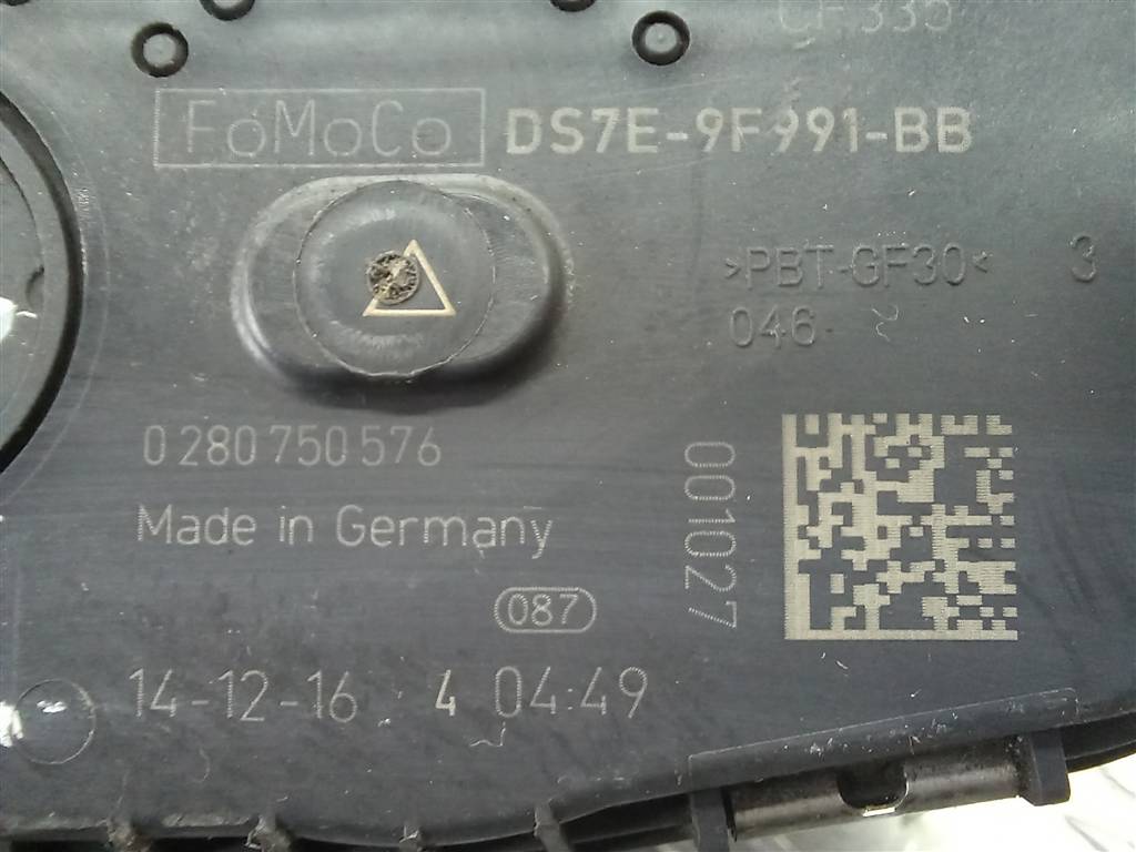 дроссельная заслонка FORD Focus 2.0 AMT (160 л.с.)Focus  III рестайлинг (2014—2019) Седан DS7Z9E926C, 5580 рублей, Москва