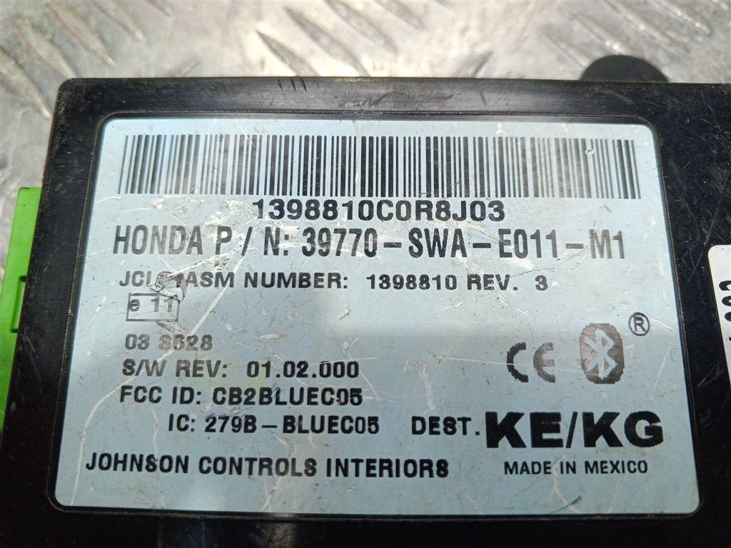 блок управления HONDA CR-V 2.0 AT (150 л.с.)CR-V  III (2006—2009) Внедорожник 39770SWAE01, 860 рублей, Москва