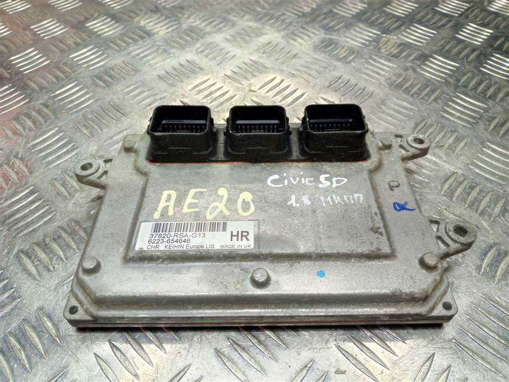 блок управления двигателем HONDA Civic 1.8 MT (140 л.с.)Civic  VIII (2005—2009) Хетчбэк 37820RSAG11, 2130 рублей, Москва
