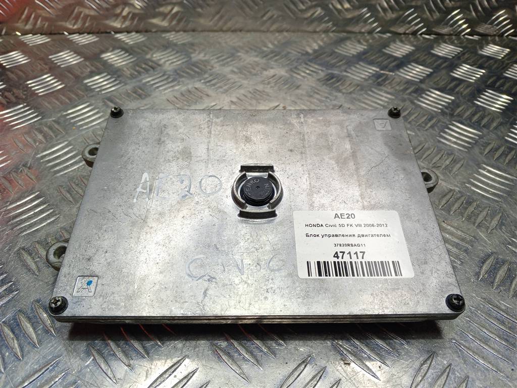 блок управления двигателем HONDA Civic 1.8 MT (140 л.с.)Civic  VIII (2005—2009) Хетчбэк 37820RSAG11, 2130 рублей, Москва