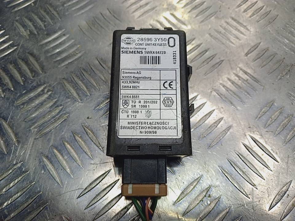 блок управления NISSAN X-TRAIL  285963Y500, 980 рублей, Москва