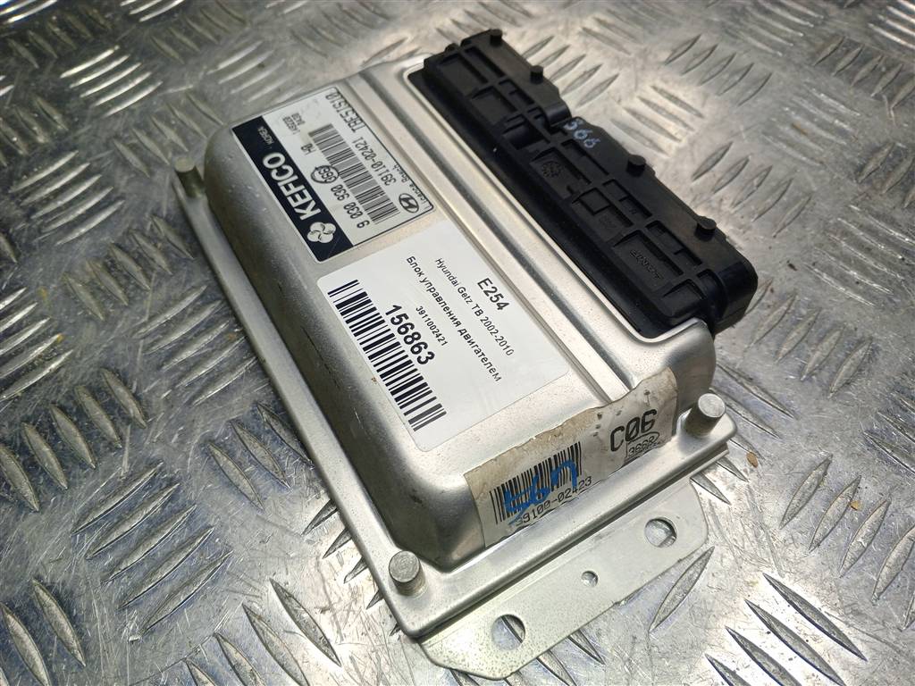 блок управления двигателем Hyundai GETZ 1.1 MT (66 л.с.)Getz  I рестайлинг (2005—2011) Хетчбэк 3911002421, 980 рублей, Москва