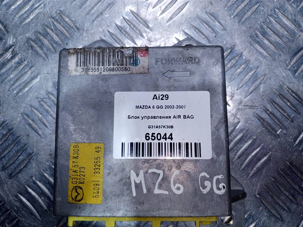 блок управления srs (air bag) MAZDA 6  G31A57K30B, 630 рублей, Москва