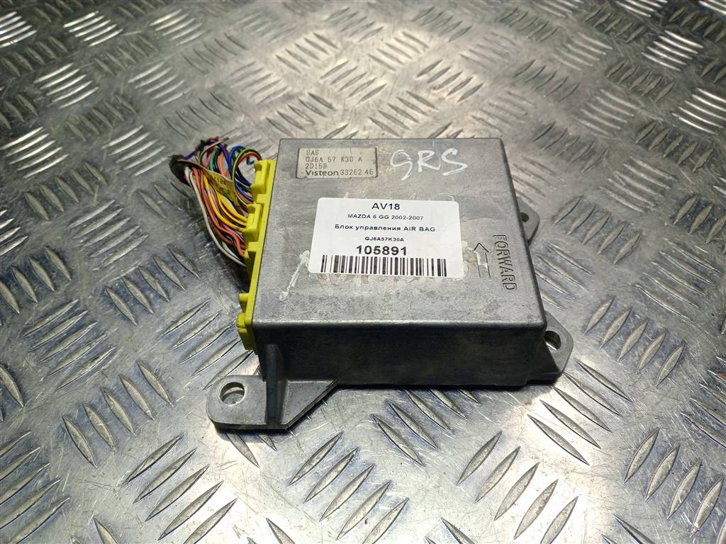 блок управления srs (air bag) MAZDA 6  GJ6A57K30A, 630 рублей, Москва