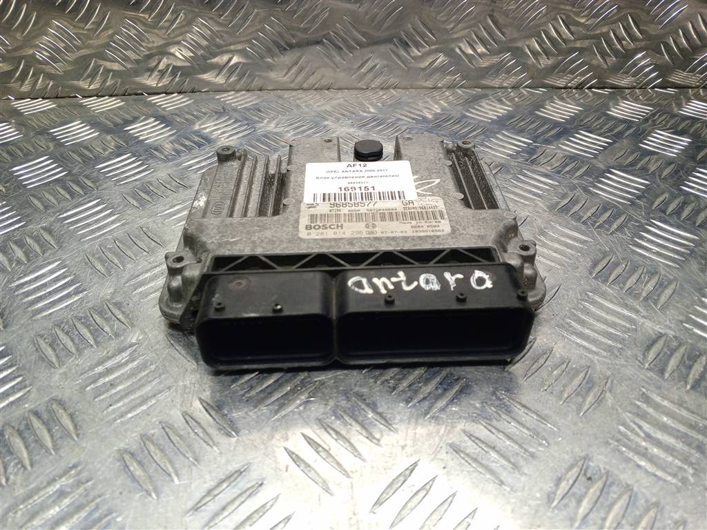 блок управления двигателем Opel Antara 2.0 CDTi 4WD MT (127 л.с.)Antara  I (2006—2011) Внедорожник 96858577, 7880 рублей, Москва