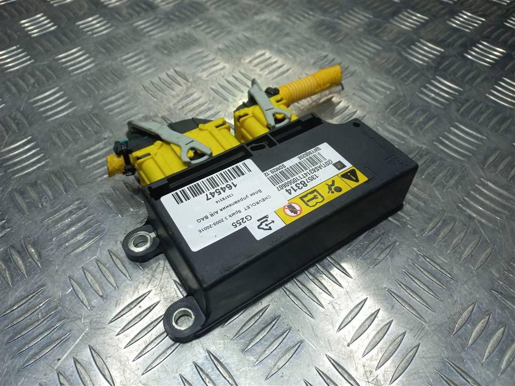 блок управления srs (air bag) CHEVROLET  SPARK 1.0 MT (67 л.с.)Spark  M300 (2009—2016) Хетчбэк 13578314, 2130 рублей, Москва