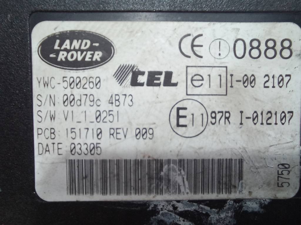 блок управления LAND ROVER FREELANDER  YWC500260, 3850 рублей, Москва