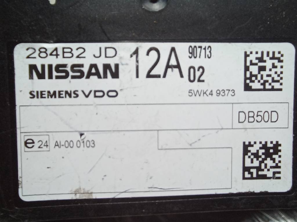 блок комфорта NISSAN QASHQAI  284B2JD12A, 980 рублей, Москва