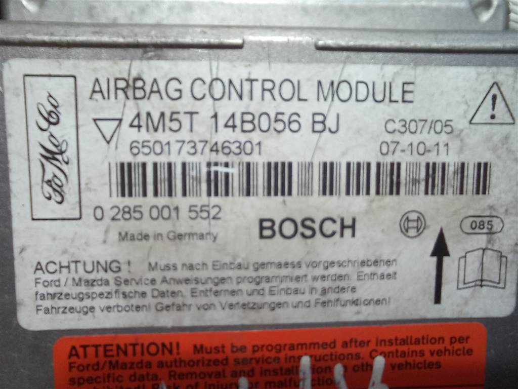 блок управления srs (air bag) FORD Focus 1.6 MT (100 л.с.)Focus  II (2005—2008) Хетчбэк 1717369, 980 рублей, Москва
