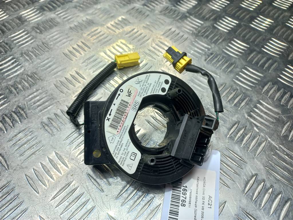 контактное кольцо (шлейф) HONDA Civic 1.8 MT (140 л.с.)Civic  VIII (2005—2009) Хетчбэк 77900SMGE11, 1550 рублей, Москва