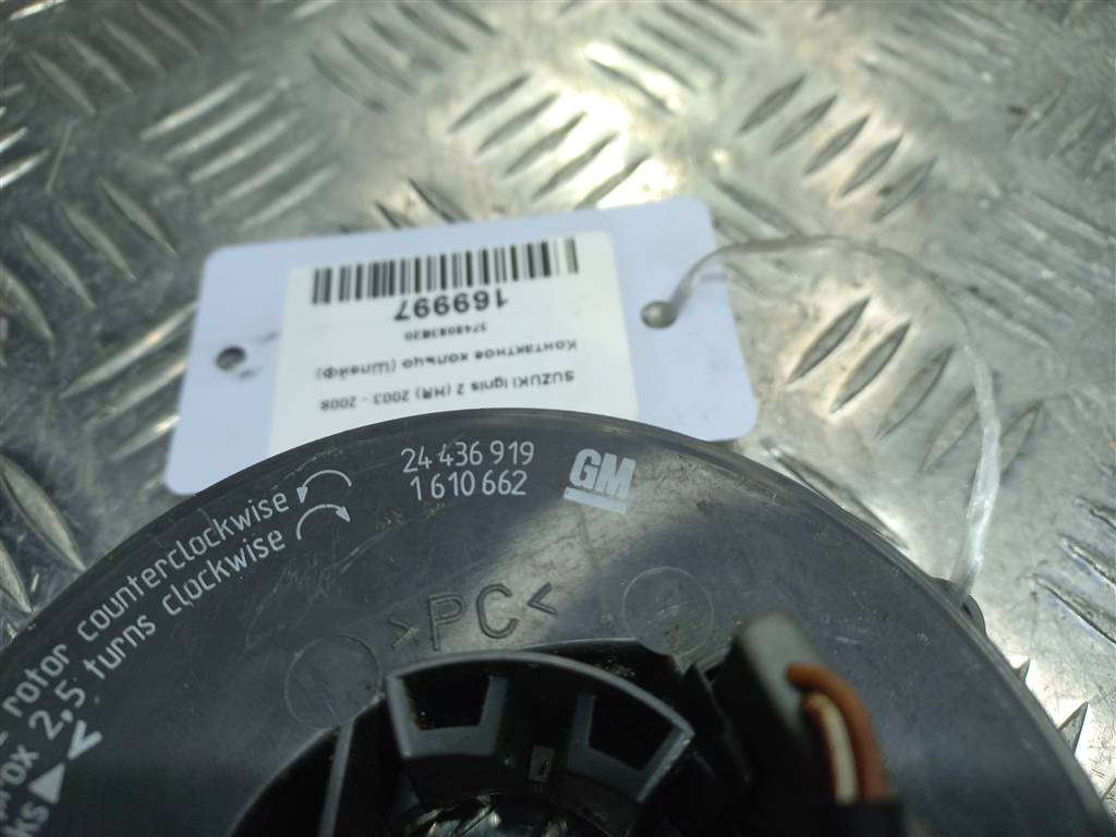 контактное кольцо (шлейф) SUZUKI IGNIS 1.5 MT (99 л.с.)Ignis  II (2003—2008) Хетчбэк 3748083E20, 5580 рублей, Москва