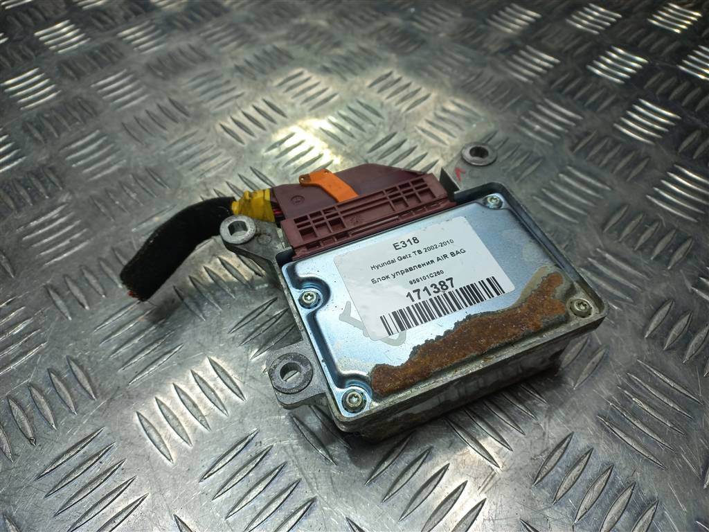 блок управления srs (air bag) Hyundai GETZ 1.4 AT (97 л.с.)Getz  I рестайлинг (2005—2011) Хетчбэк 959101C260, 520 рублей, Москва