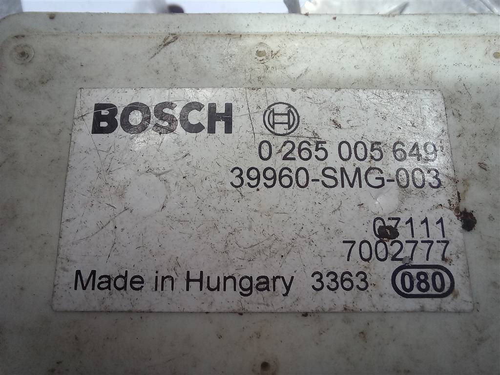 датчик ускорения HONDA Civic 1.8 MT (140 л.с.)Civic  VIII (2005—2009) Хетчбэк 39960SMG003, 750 рублей, Москва