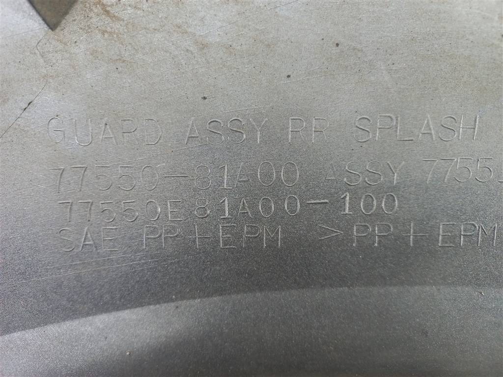 накладка крыла заднего SUZUKI JIMNY Jimny 7755081A00, 3279 рублей, Москва