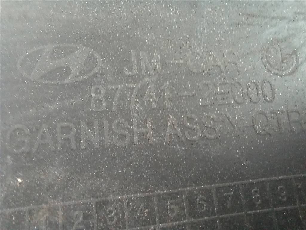 накладка крыла заднего Hyundai TUCSON 2.0 MT (140 л.с.)Tucson  I (2004—2011) Внедорожник 877432E000, 3279 рублей, Москва