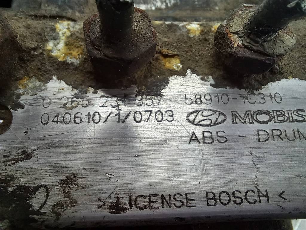 блок abs Hyundai GETZ 1.3 AT (85 л.с.)Getz  I (2002—2005) Хетчбэк 589101C310, 3160 рублей, Москва