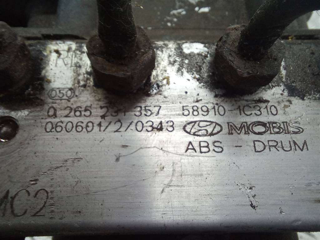 блок abs Hyundai GETZ 1.1 MT (66 л.с.)Getz  I рестайлинг (2005—2011) Хетчбэк 589101C310, 3160 рублей, Москва
