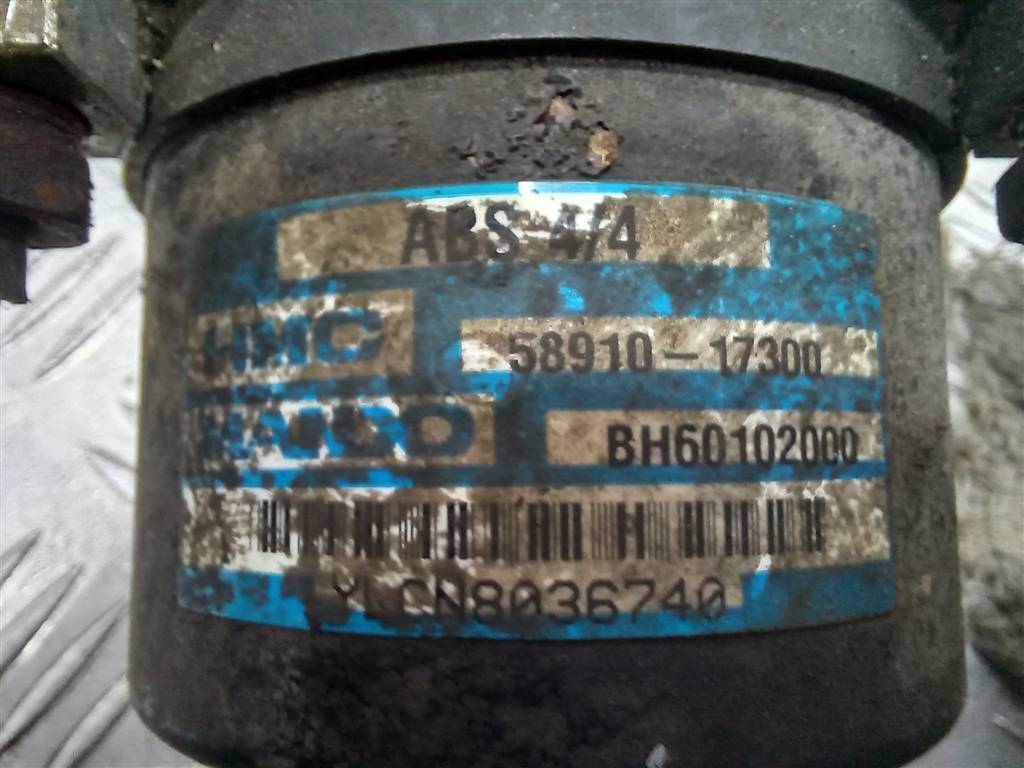 блок abs Hyundai MATRIX 1.6 AT (103 л.с.)Matrix  I рестайлинг (2005—2008) Минивэн 5891017310, 4079 рублей, Москва