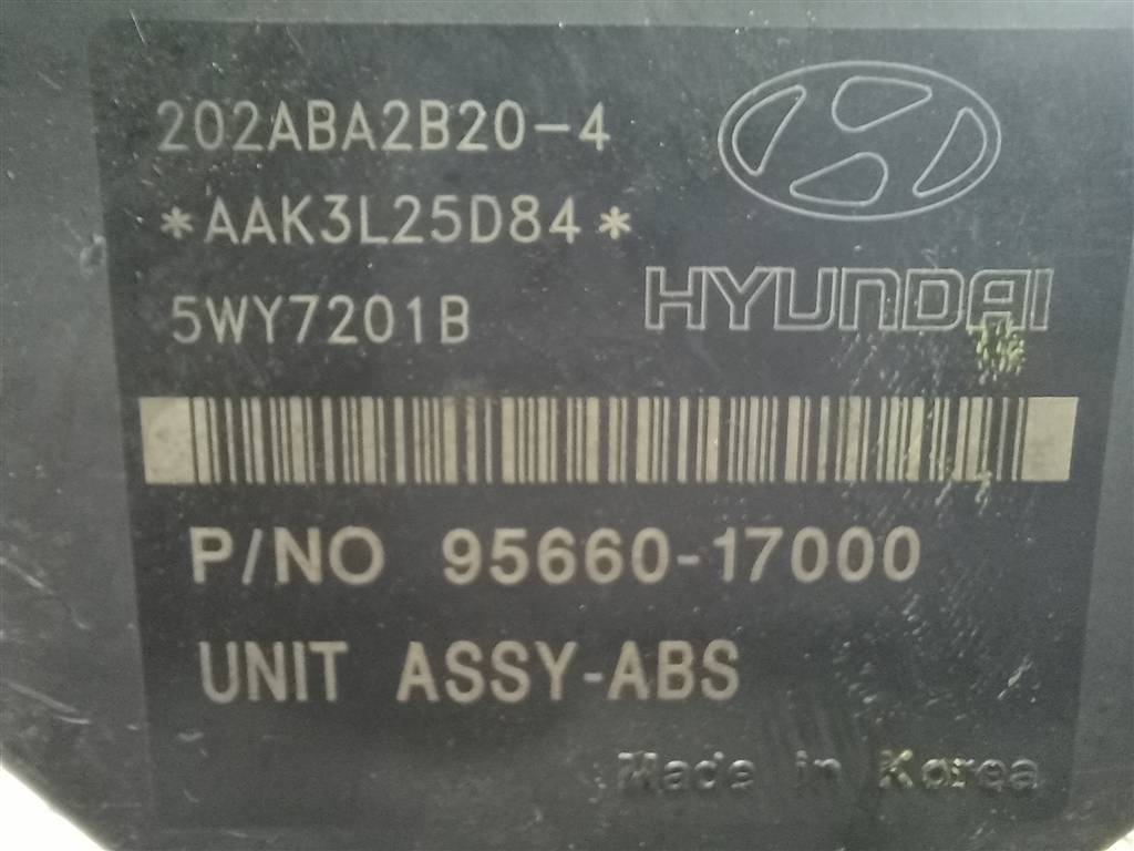 блок abs Hyundai MATRIX 1.6 AT (103 л.с.)Matrix  I рестайлинг (2005—2008) Минивэн 5891017310, 4079 рублей, Москва