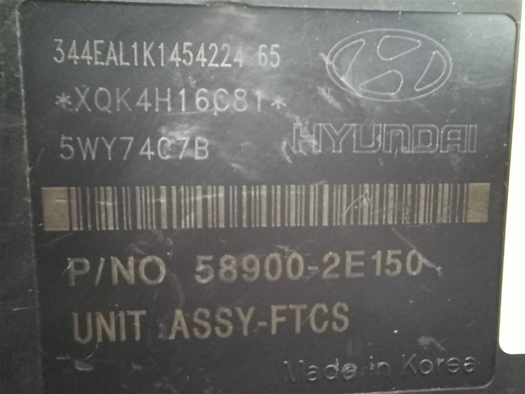 блок abs Hyundai TUCSON 2.7 AT (173 л.с.)Tucson  I (2004—2011) Внедорожник 589202E150, 21100 рублей, Москва