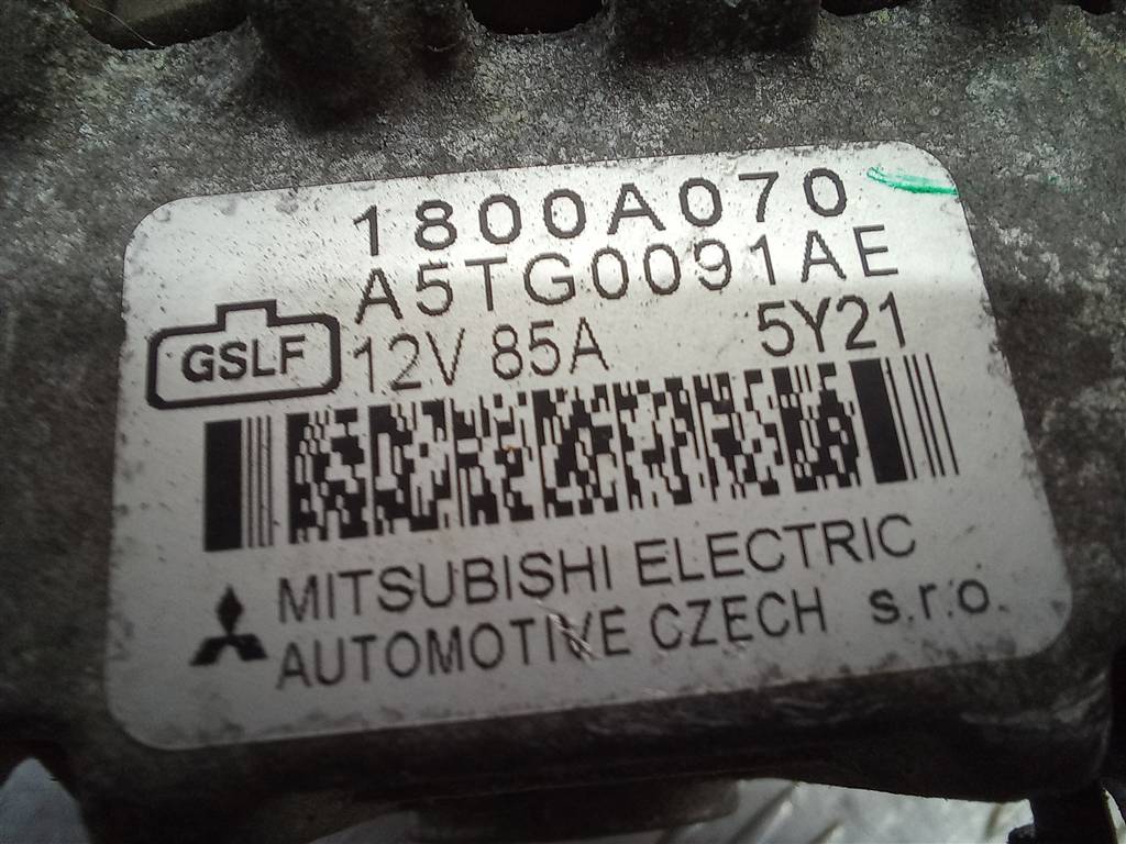 генератор MITSUBISHI COLT  1800A070, 6380 рублей, Москва