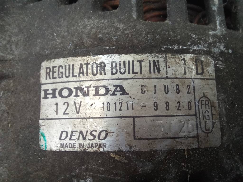 генератор HONDA CR-V CR-V I рестайлинг (1998—2001) 31100P3FE51, 7300 рублей, Москва