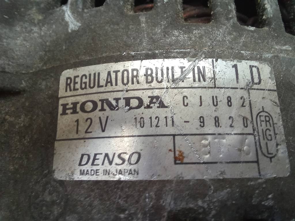 генератор HONDA CR-V CR-V  I рестайлинг (1998—2001) 31100P3FE51, 7300 рублей, Москва