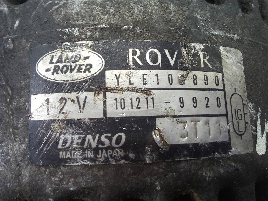 генератор LAND ROVER FREELANDER  YLE101890, 6150 рублей, Москва