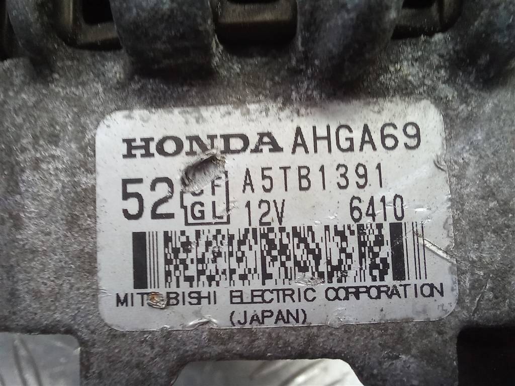 генератор HONDA JAZZ 1.3 CVT (83 л.с.)Jazz GD (2001—2005) Хетчбэк 31100PWA004, 10180 рублей, Москва