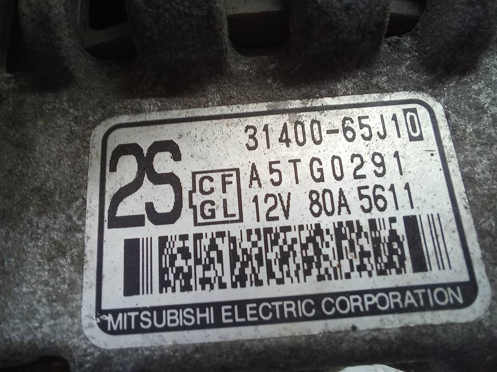 генератор SUZUKI Grand Vitara 2.0 4WD MT (140 л.с.)Grand Vitara  II (2005—2008) Внедорожник 3140065J10, 8450 рублей, Москва