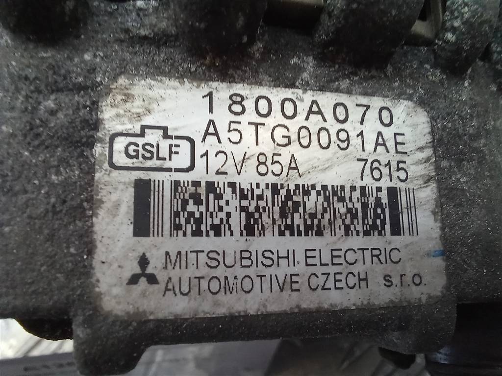 генератор MITSUBISHI COLT  1800A070, 6380 рублей, Москва