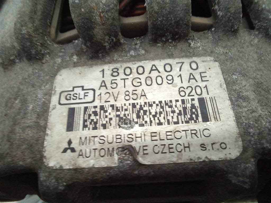 генератор MITSUBISHI COLT  1800A070, 6380 рублей, Москва