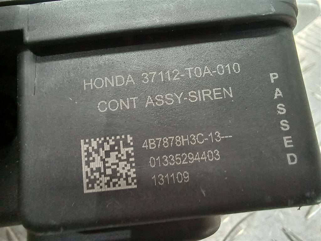 динамик сигнализации HONDA CR-V 2.0 AT (150 л.с.)CR-V  IV (2011—2015) Внедорожник 37112T0A010, 9600 рублей, Москва