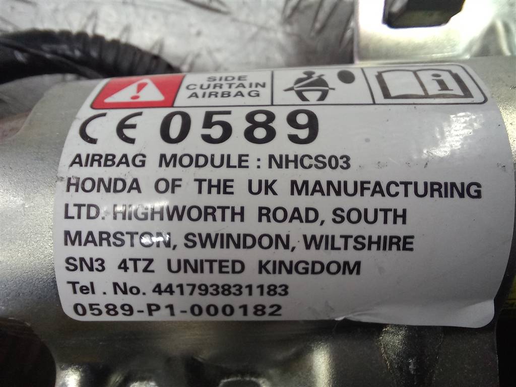 подушка безопасности боковая HONDA CR-V 2.0 AT (150 л.с.)CR-V  IV (2011—2015) Внедорожник 78870T1GG60, 23400 рублей, Москва