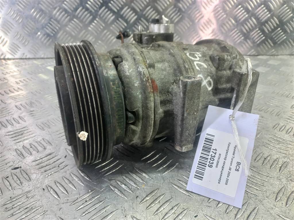 компрессор кондиционера Hyundai TUCSON 2.7 AT (173 л.с.)Tucson  I (2004—2011) Внедорожник 977012D600, 13050 рублей, Москва