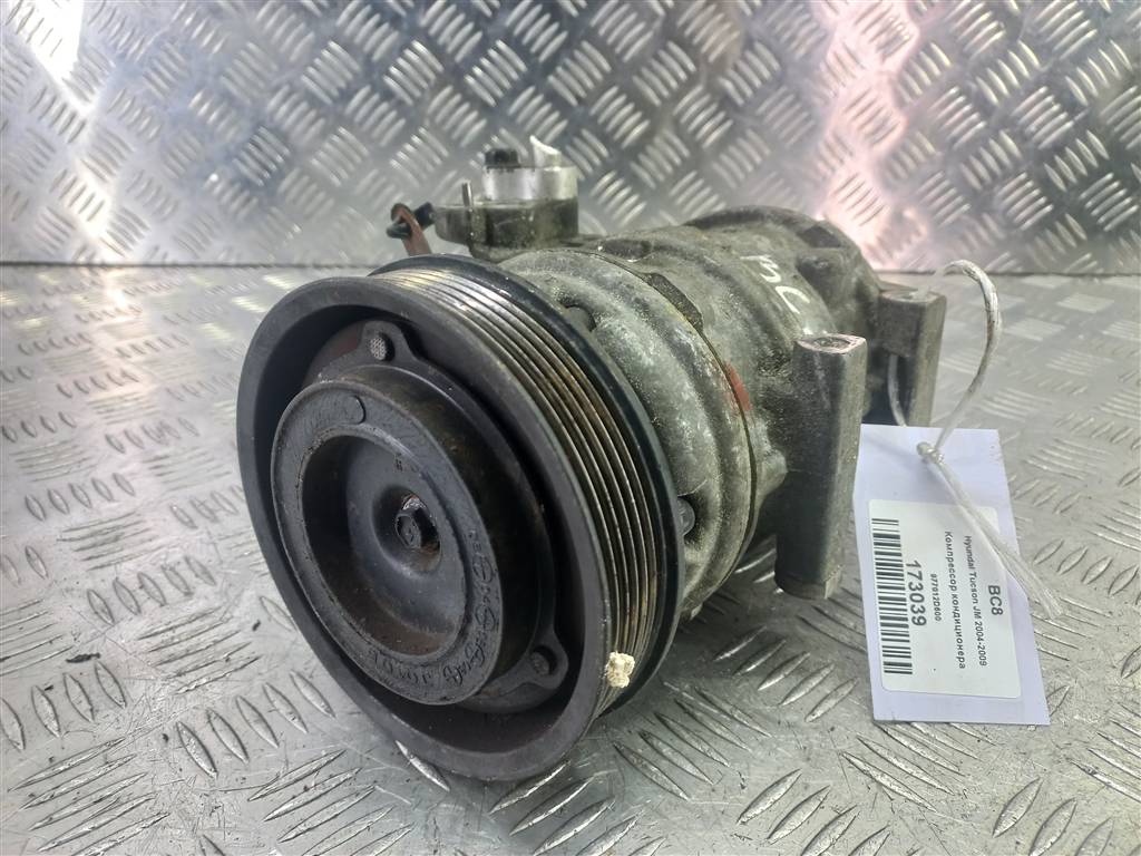 компрессор кондиционера Hyundai TUCSON 2.7 AT (173 л.с.)Tucson  I (2004—2011) Внедорожник 977012D600, 13050 рублей, Москва