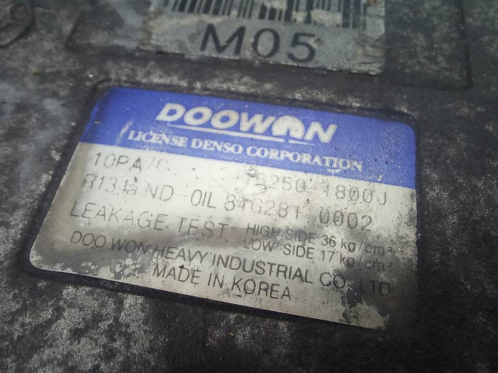 компрессор кондиционера Hyundai TUCSON 2.0 CRDi AT (112 л.с.)Tucson  I (2004—2011) Внедорожник 977012D600, 13050 рублей, Москва