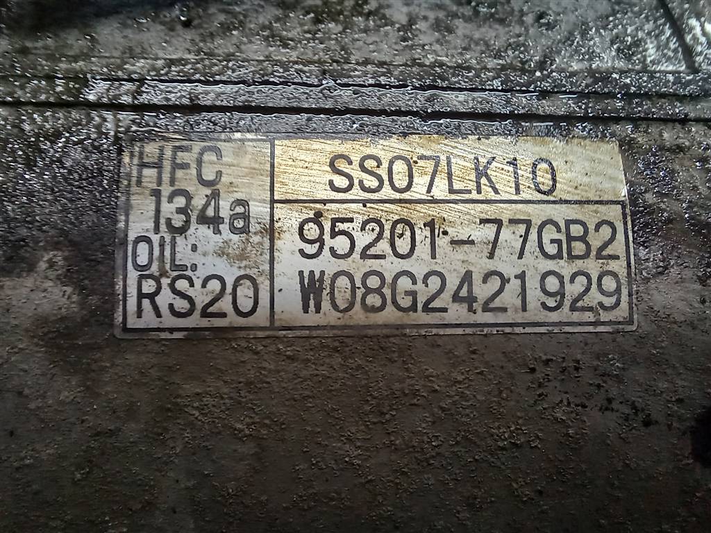 компрессор кондиционера SUZUKI JIMNY 1.3 MT (85 л.с.)Jimny  III рестайлинг (2005—2012) Внедорожник 9520077GB2, 24550 рублей, Москва