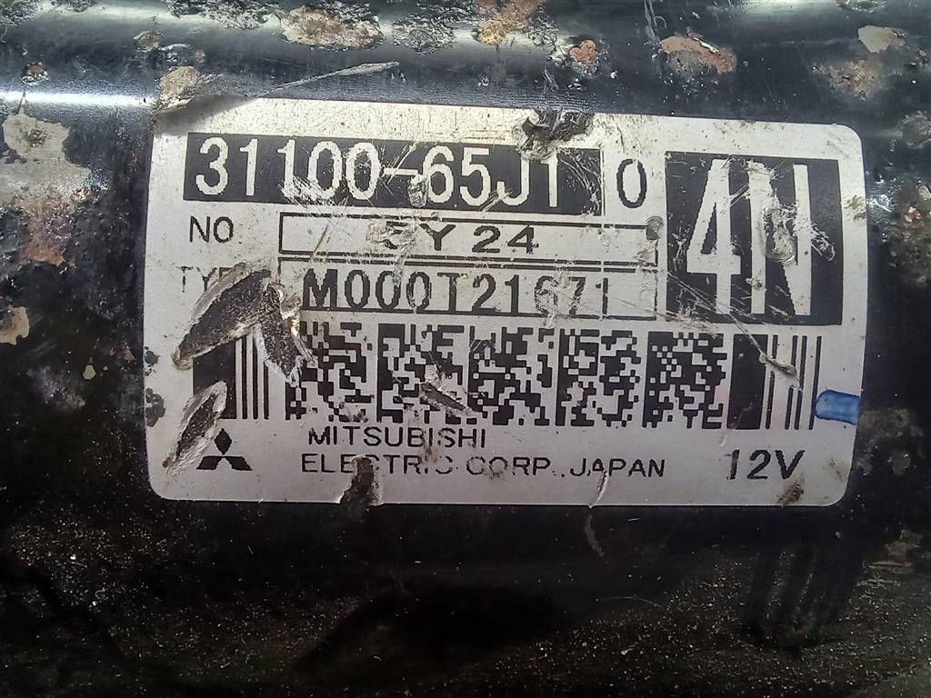 стартер SUZUKI Grand Vitara 2.0 4WD MT (140 л.с.)Grand Vitara  II (2005—2008) Внедорожник 3110065J10, 4430 рублей, Москва