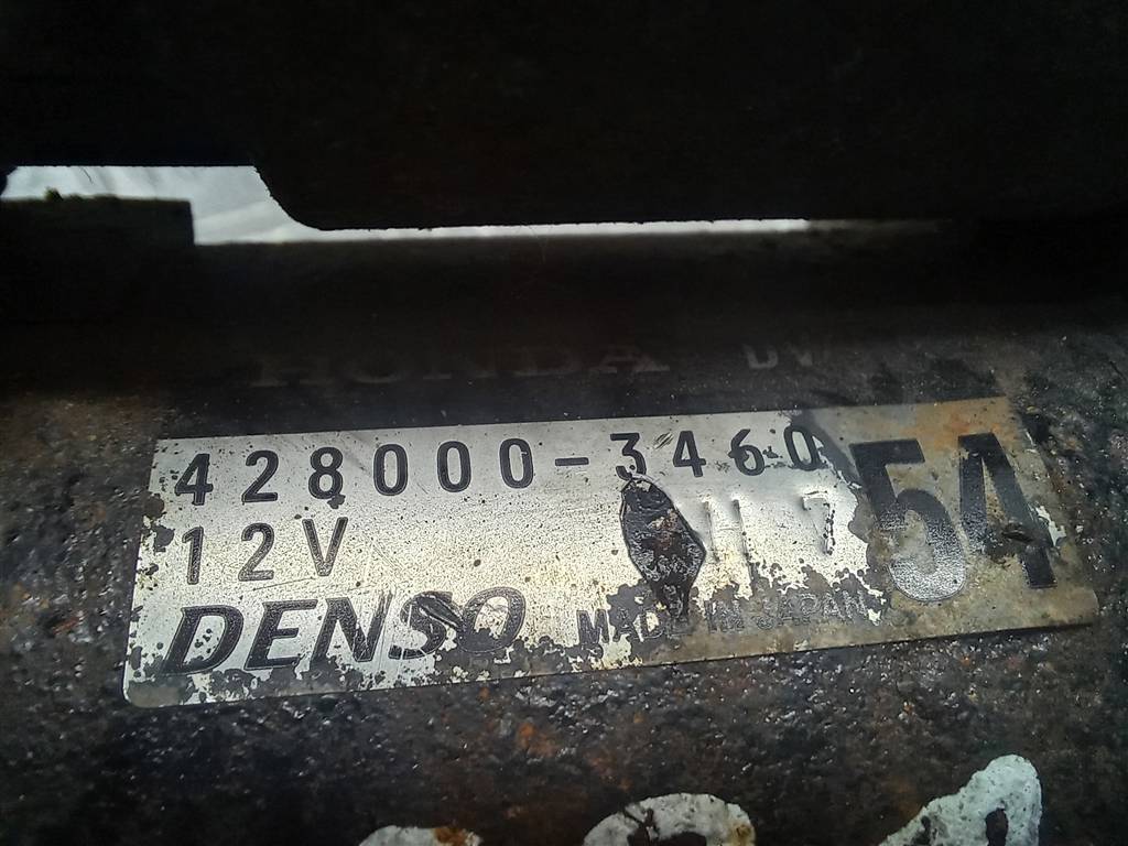 стартер HONDA JAZZ 1.3 CVT (83 л.с.)Jazz  GD (2001—2005) Хетчбэк 31200RSHE01, 4540 рублей, Москва