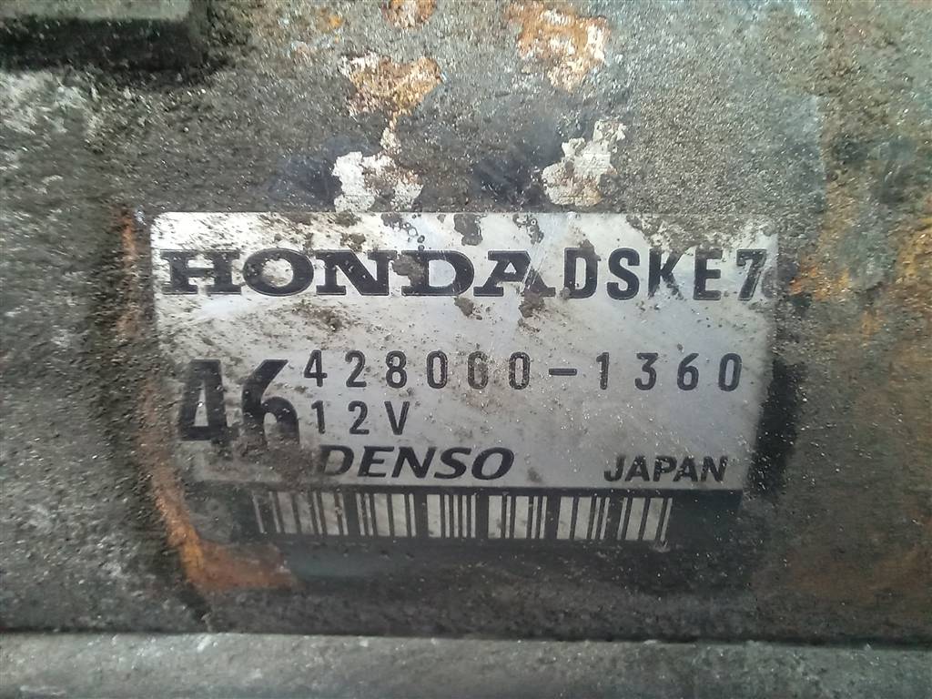 стартер HONDA Accord 2.0 MT (155 л.с.)Accord  VII (2002—2006) Седан 31200RBA003, 6380 рублей, Москва