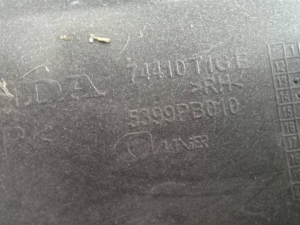 накладка крыла заднего HONDA CR-V 2.0 AT (150 л.с.)CR-V  IV (2011—2015) Внедорожник 74410T1GE01, 1440 рублей, Москва