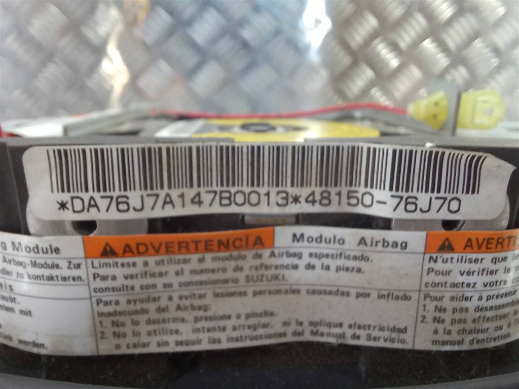 подушка безопасности водителя SUZUKI JIMNY 1.3 MT (85 л.с.)Jimny  III рестайлинг (2005—2012) Внедорожник 4815076J70KJ7, 6730 рублей, Москва