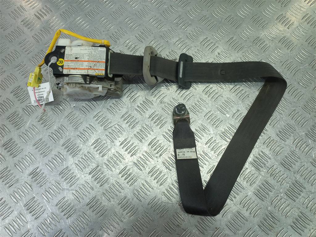 ремень безопасности SUZUKI JIMNY 1.3 MT (85 л.с.)Jimny  III рестайлинг (2005—2012) Внедорожник 8490181AG1ED3, 2700 рублей, Москва