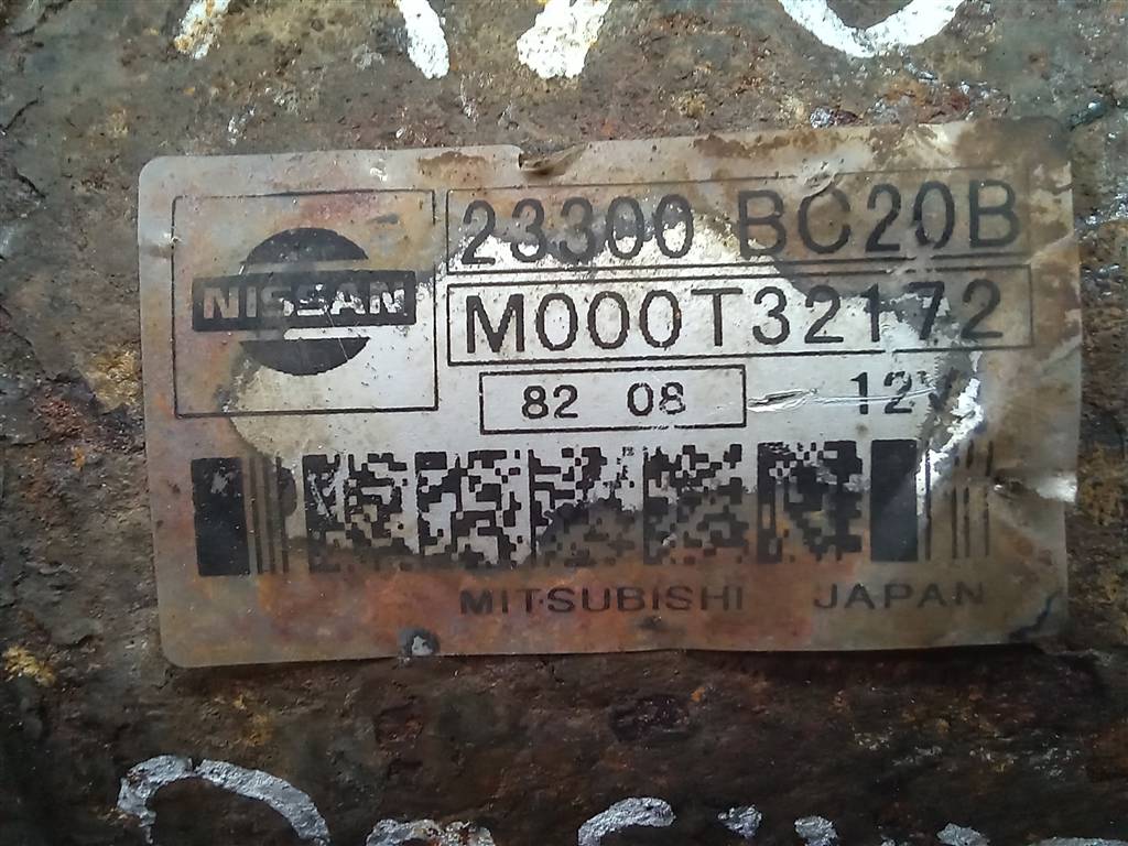 стартер NISSAN QASHQAI  23300BC20B, 7300 рублей, Москва