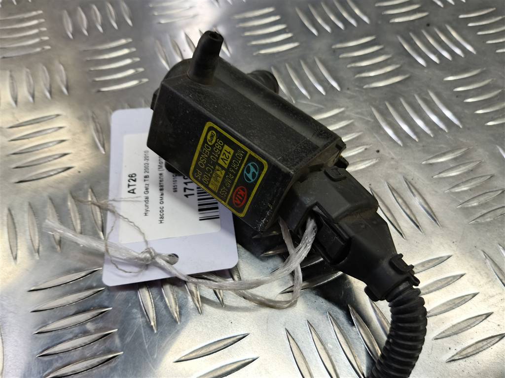 насос омывателя (моторчик) Hyundai GETZ 1.6 MT (105 л.с.)Getz  I рестайлинг (2005—2011) Хетчбэк 98510-1C100, 1440 рублей, Москва